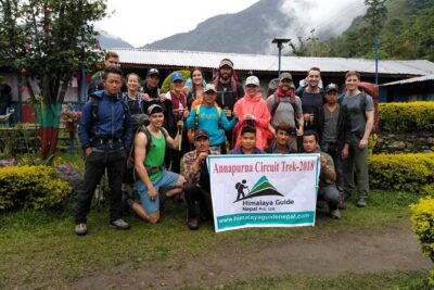 15-Day Private Annapurna Circuit Trek from Kathmandu - Ghermu and Chamje: village walking, steep rhythm, and suspension bridge moments