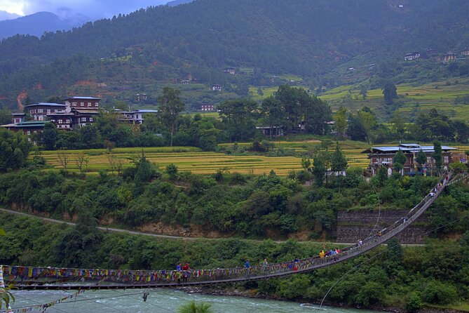 6 days Bhutan Tour - Punakha - Day 6 wrap-up: bird’s eye viewpoint and back to Paro Airport