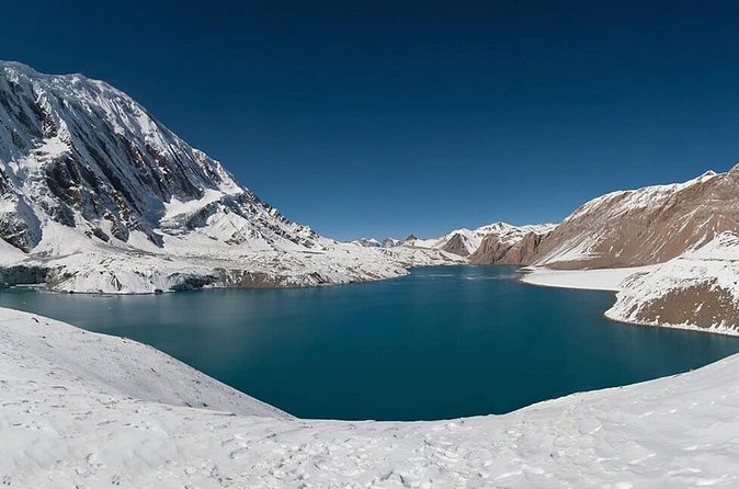Annapurna Circuit with Tilicho Lake Trek - Thorong La approach days: ridges, wooden bridges, and narrow trails