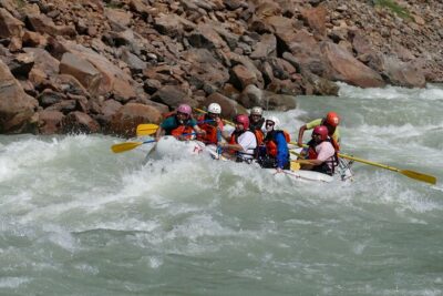 Day Rafting in Rishikesh- 16km - Your trip flow: from Red Chilli Adventure to Shivpuri and back