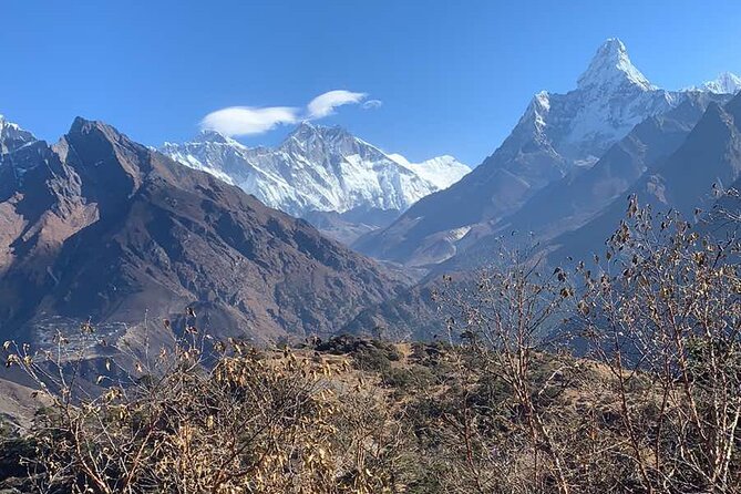 Everest Base Camp Helicopter Tour landing at Everest View Hotel - The helicopter route: Kathmandu, a flyover plan, Lukla refuel, and return