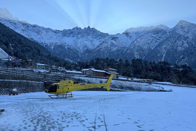 Everest Base Camp helicopter tour with landing - A 5:30 AM Helicopter Day to Everest: The Rhythm of the Morning