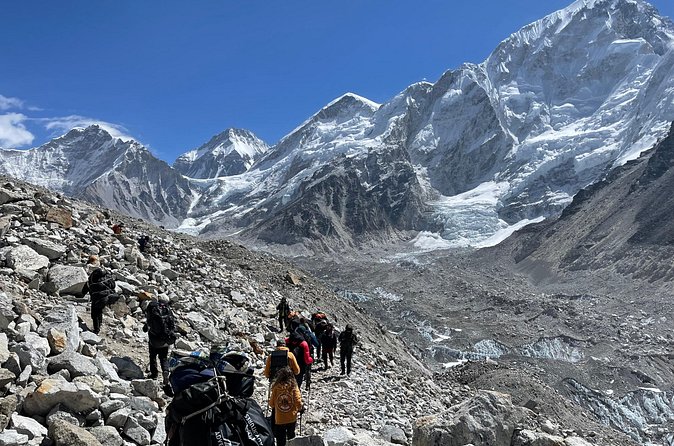 Everest Base Camp Trek - Khumbu Glacier and Gorak Shep: where the scenery turns stark