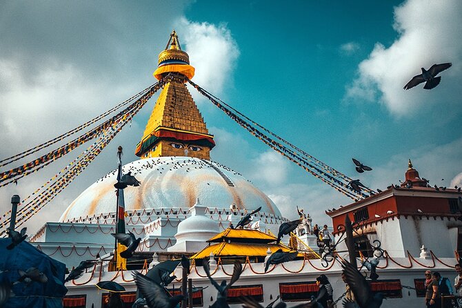 Full Day Private Tour of Seven World Heritage Sites in Kathmandu - Boudhanath Stupa: start with a big, calm spiritual anchor
