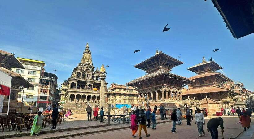 Kathmandu: 7 UNESCO Sites Tour in 1 Day (Private Tour) - Patan Durbar Square: wood and metal craft at walking pace
