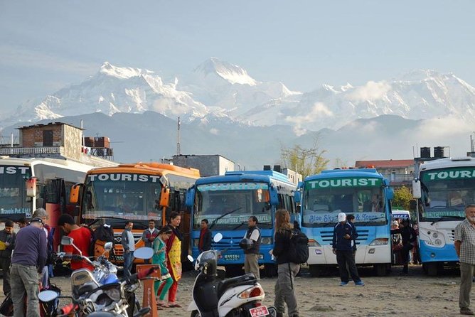 Kathmandu to Pokhara Tourist Bus Tickets reservation - Pokhara arrival point: Tourist Bus Park, then Lakeside