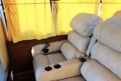 Kathmandu to Pokhara VIP Sofa Bus Ticket - Your seat setup: push-back comfort and the extras that matter