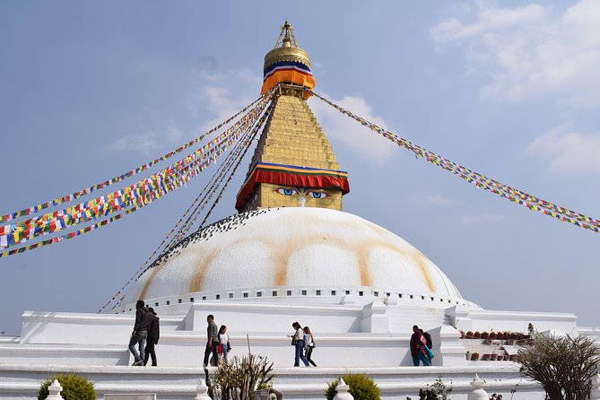Kathmandu World Heritage Full Day Culture Tour - Swayambhunath Monkey Temple: long stairs and an instant sense of Kathmandu