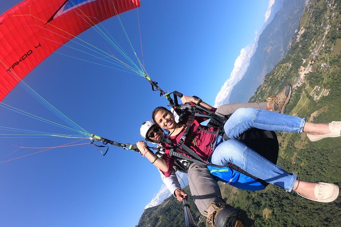 Paragliding at Pokhara - After landing: lakeside office and getting back to your hotel