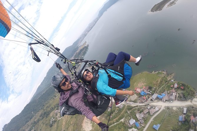 Paragliding at Sarangkot Pokhara - Value for $80: Pickup, Tandem Flying, and Video Included