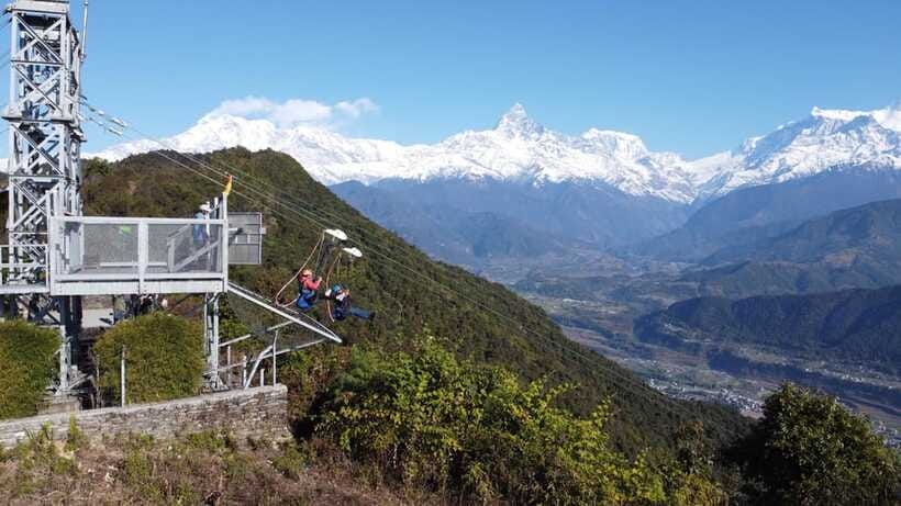 Pokhara: Experience The World's Steepest Zipline - What the speed and steep angle actually feel like