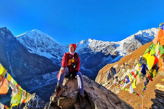 Private 8 - Day Langtang Trekking - Day 4: Kyanjin Gompa day—stone walls, prayer flags, and a shorter hike