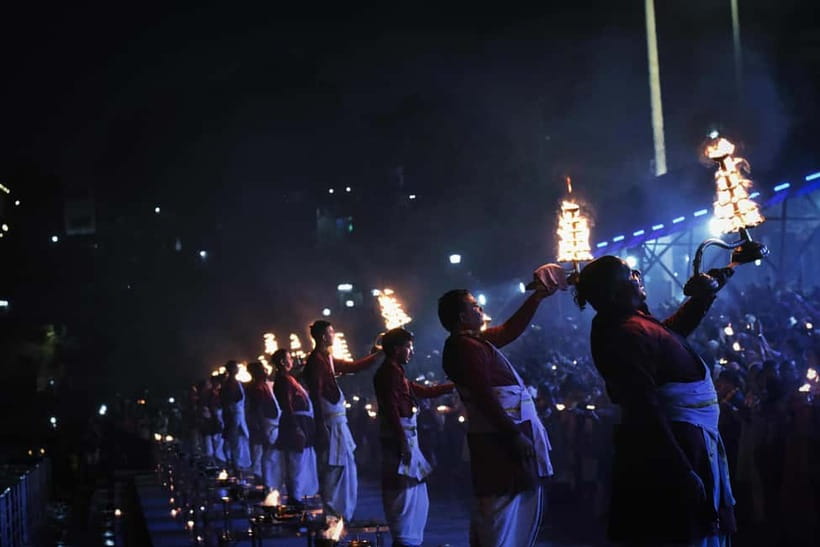 Rishikesh Spiritual Evening Tour with Sacred Ganga Aarti - Parmarth Niketan: the Ganga Aarti that ties the whole night together