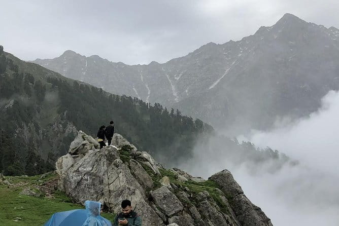Triund Trek - Day 1: The Triund Hill ticket stop, then up toward camp